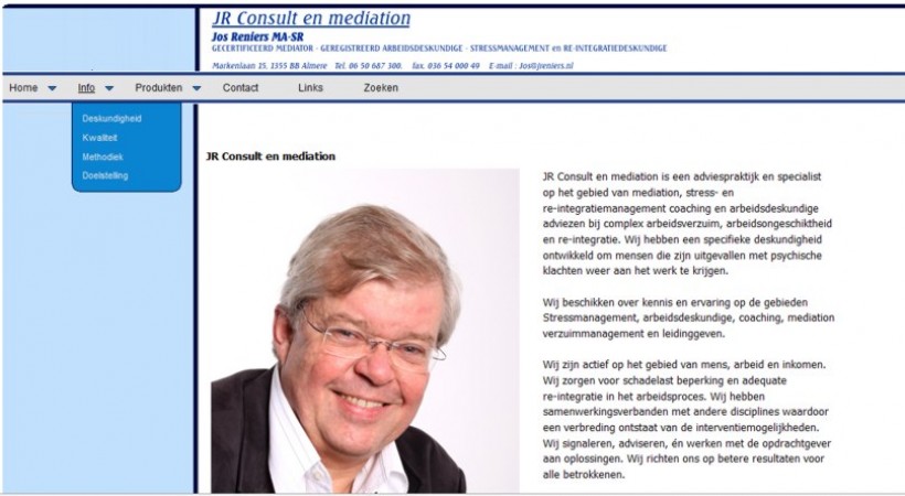JR Consult en mediation<br />
This site can be found on www.jerniers.info